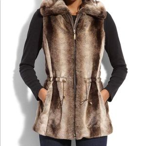Faux Fur Vest Ellen Tracy
